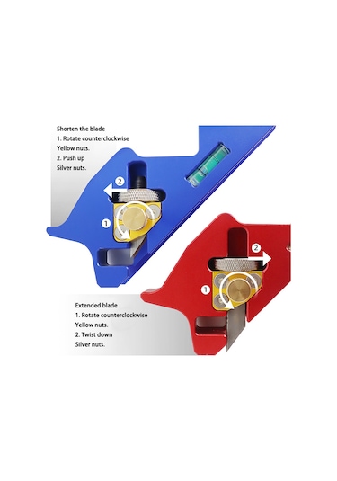 Ximistore9 "ahşap Pah Kırma Ve Köşe Düzeltme Planyası - Ayarlanabilir Kesme Derinliği İle Pratik Marangoz Aleti"