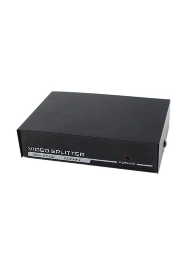 2 Port Vga Splitter 200 Mhz 1 Giriş 2 Çıkış Video Ekran Çoğaltma