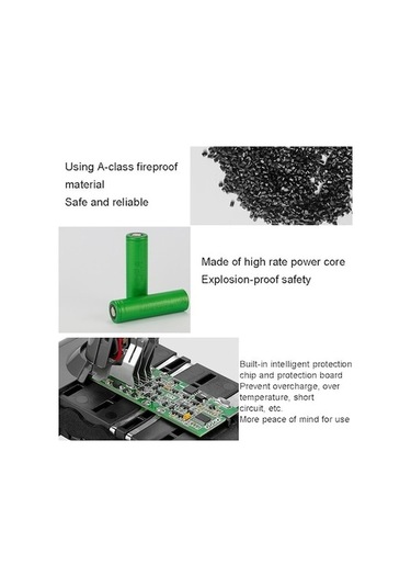 Bloomnest V7 Serisi Pil İçin 21.6v Süpürge Aksesuarları, 2200mah Kapasiteli Pil Yedek Gücü
