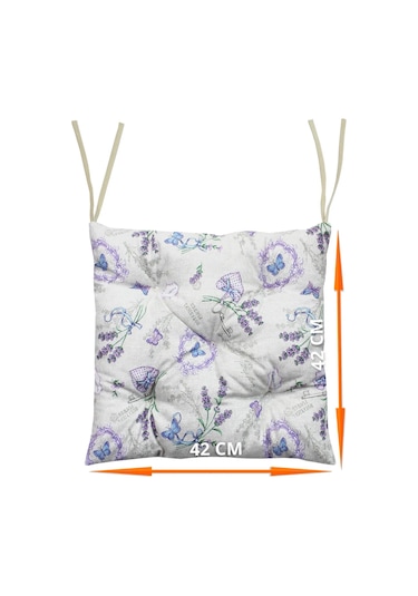 Matex Matex Homely 42x42 Cm Sandalyeler İçin 4'lü Yastık Seti 444639677 Açık Gri