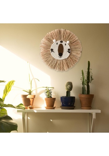 Suntek Magideal Hasır Duvar Asılı Dekor Sanat El Sanatları W/halat C