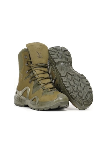 1490 Vogel Fermuarsız Waterproof Haki Askeri Bot Haki