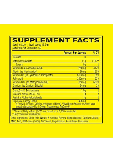 Cellucor C4 60 Servis Preworkout 390 Gr