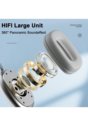 Vaorlo Bluetooth Kulaklık Kablosuz Kulaklık Subwoofer Kulaklık Mikrofonlu Kulaklıklar Ios Android Telefon İçin