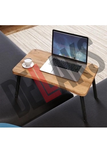 Laptop Sehpası Kahvaltı Masası Çalışma Sehpası Çam