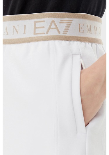 Ea7 Bayan Short 7w000280 Af12501 U0002 Beyaz Beyaz