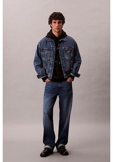 Erkek Rahat Kalıp Kapüşonlu Sweatshirt - Siyah Black