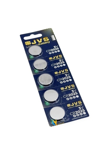 Jvs Cr2025 Düğme Pil 5li