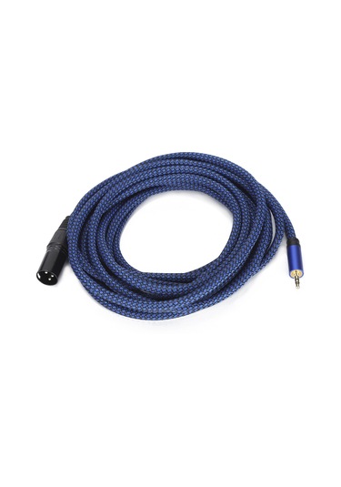 Jorındo Xlr Erkek - 3,5 Mm Jak Dengeli Sinyal Kablosu Xlr - 1/8 İnç Mikrofon Bağlantı Kablosu Jd6047 5m