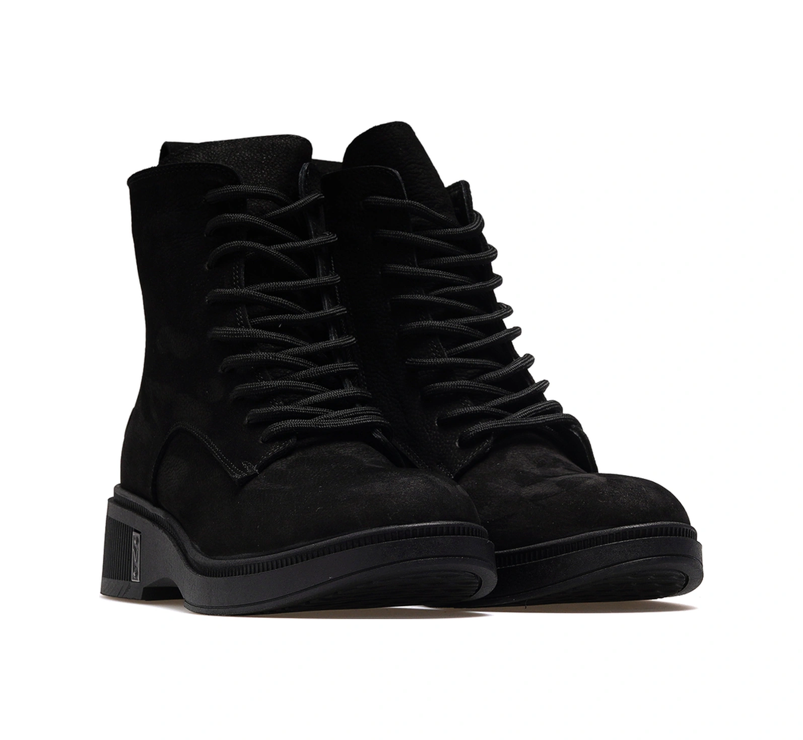 Mammamia Kadın Hakiki Deri Postal Günlük Bot 25k D25kb-8140 Z Siyah Nubuk Siyah Nubuk