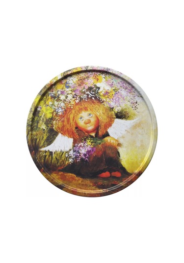 Gala 20 Cm Metal Dekoratif Tabak 181877506