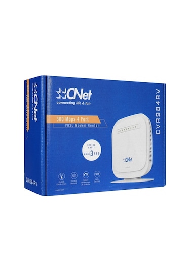Cnet CVR984RV 300 Mbps 4 Port ADSL2+ Modem