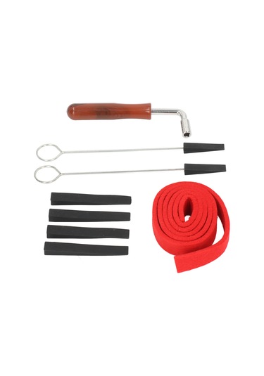 Hfambition Piyano Akort Aleti Seti: Silikon Ve Metal Malzeme, Kolay Kullanıma Uygun, Profesyonel Ve Öğrenci İçin 8 Parça Anahtar, Zil, Zıplama Bandı