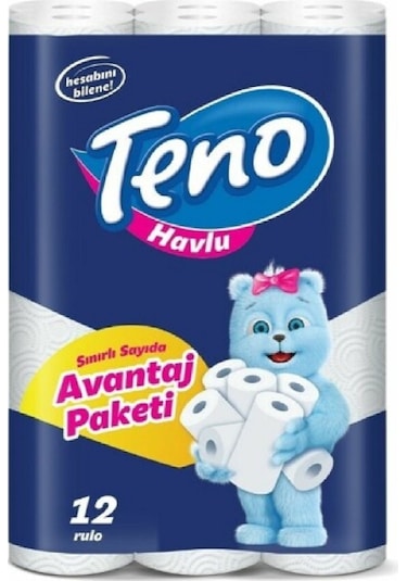TENO HAVLU PECETE 12Lİ *4*