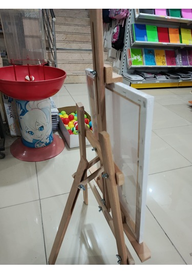 Ahşap Çocuk Boy Şovale Kayın Ağacı 92 53cm 57cm Tuval Koyma Arası
