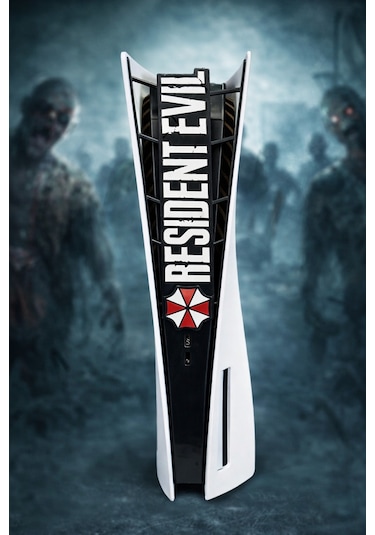 Ps5 Resident Evil Ön Panel Dekor Ps5 Slim / Ps5 Fat / Ps5 Pro Uyumlu Ön Panel Süs Aksesuarı