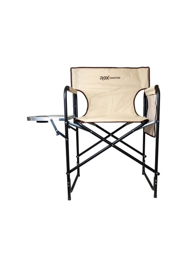 Rox Camping 0317 Fonksiyonel Sehpalı Kamp Sandalyesi - Bej Bej