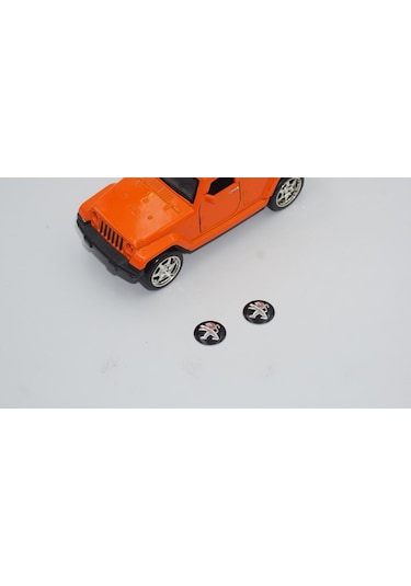 Peugeot Oto Anahtar 3M Metal Alaşım Logo 2Li Set