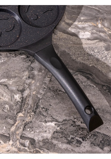 Agness Smayl 26,5 Cm Yapışmaz Krep Tavası 172351483 Siyah