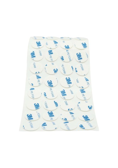 3m Çok Güçlü Akrilik Köpük Bant 100 Adet Hazır Kesim 20 MM Çap