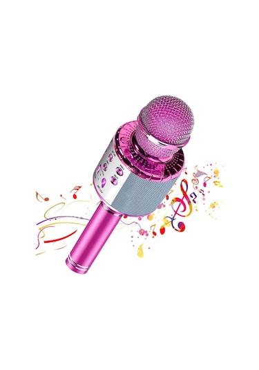 Periboia Kablosuz Hoparlörlü Bluetooth Karaoke Mikrofonu