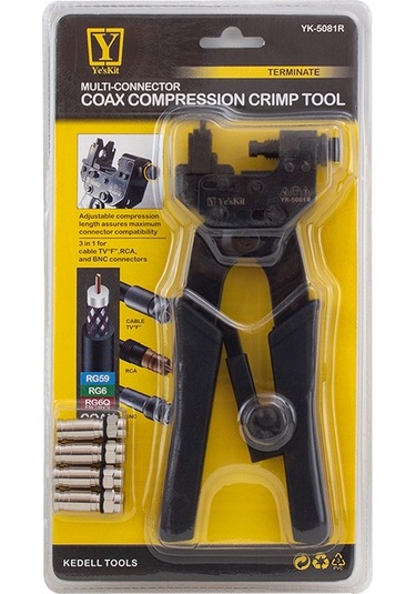 Powermaster Yk-5081r F/bnc/rca Konnektör Sıkma Pensesi