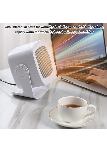 Maiyame Ev, Banyo, Ofis İçin Taşınabilir Masaüstü Fanlı Isıtıcı - Hızlı Isı, 800w, 20m², Ce Sertifikalı, Dayanıklı Abs Malzeme, Avrupa Standartı