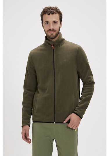 Bad Bear Bowie Full-zip Haki Fermuarlı Erkek Polar Sweatshirt-haki Haki