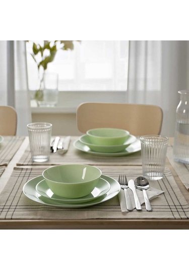 Oftast 6 Adet 15 Cm Kase Açık Yeşil Yeşil