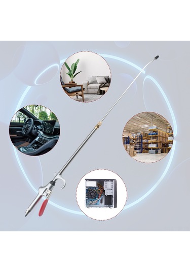 Geeroyoo Yüksek Basınçlı Araç Temizleme Üfleyici - 360 Dönebilir Paslanmaz Çelik Hava Üfleme Aleti