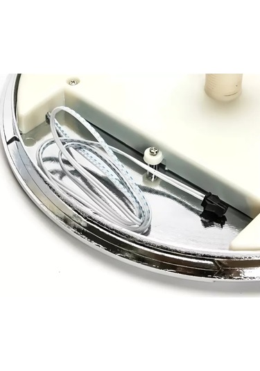 Matura Duş Kabini İçin 25 Cm Lüks, Üst Aydınlatmalı Duş Başlığı 215816373 Krom