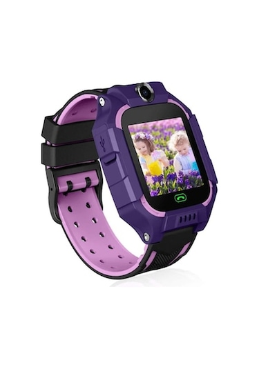 Starwomen Sım Kartlı Kameralı Akıllı Çocuk Saati-Mor