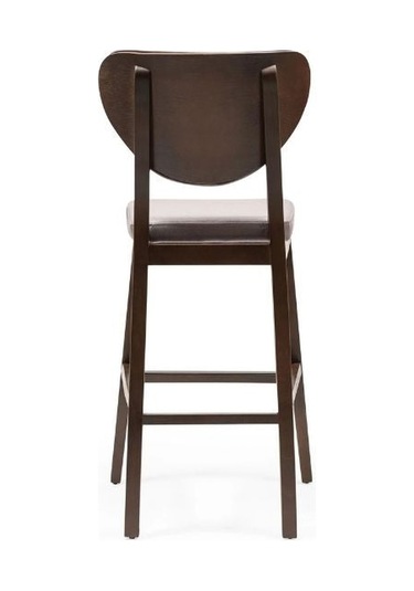 Olivya Ahşap Bar Sandalyesi Ceviz