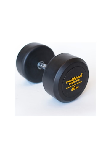 Powerhand 40 KG Kauçuk Kaplı Profesyonel Dambıl