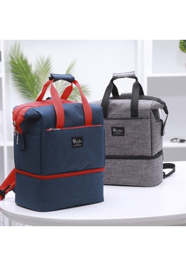 Novahub Hamile-emzirme Fermuarlı Çanta, Seyahat Sırt Çantası Mavi