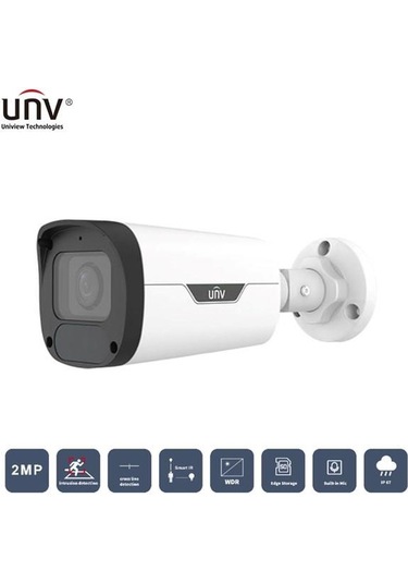 Unv 2mp Ipc2322lb-adezk-h Motorıze 50mt Colorhunter Ip67/ık10 H265+ Ir Bullet Ip Kamera Dahili Sesli