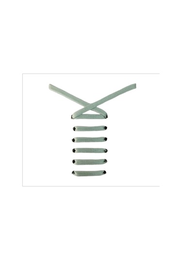 120cm Spor Ayakkabı Bağcığı Gümüş