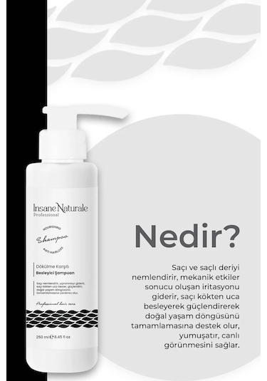 Dökülme Karşıtı Besleyici Şampuan 250 Ml