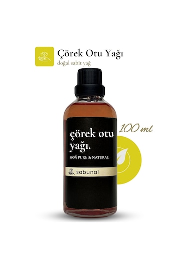 Sabunal Çörek Otu Yağı 100 ML - Soğuk Sıkım Doğal Bakım Yağı