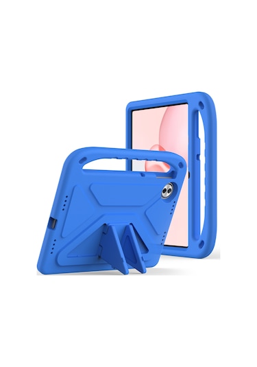 Honor Pad 10 Kılıf El Tutacağı Destekli Tablet Eva Kılıfı - Mavi Tablet Kılıfı