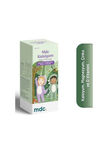 Mdc Kalsiyum Muz Aromalı Şurup 150 ML
