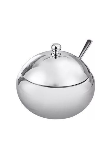 Neevoyu Büyük Boy 750ml 304 Paslanmaz Çelik Baharat Kavanozu - Kaşık Ve Kapaklı Mutfak, Partiler İçin J13418l Gümüş