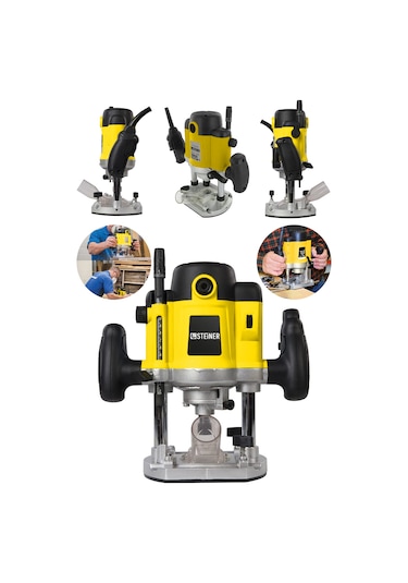 Steiner GT-Yellow 4000 W Profesyonel Devirli Freze Sarı