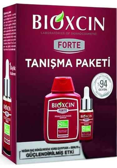 Bioxcin Tanışma Paketi Forte Şampuan 300 ML + Serum