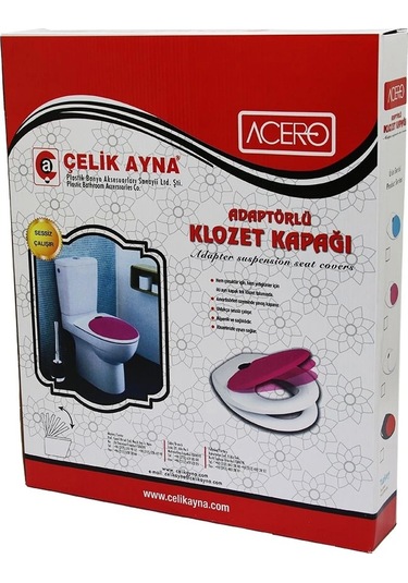 Acero Çocuk Adaptörlü Klozet Kapak Çok Renkli