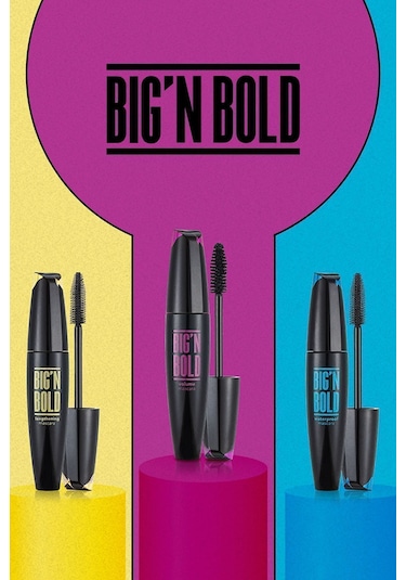 Flormar Big'N Bold Suya Dayanıklı Dolgunlaştırıcı Maskara 002 Waterproof