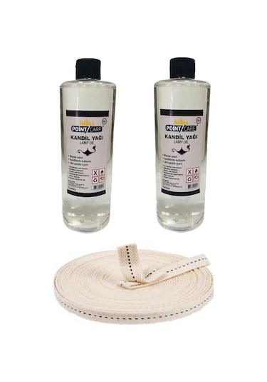 2adet Şeffaf Dumansız Kokusuz İç Mekan Gaz Lambası Yakıtı 1mt Ftl Şeffaf