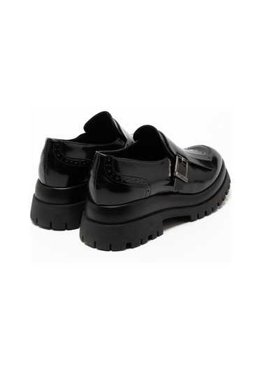 Pelle Nero Oxford Klasik Kadın 2p5778dm Donna Serena 5778dm Oxf Ro Ne/abr Pel Ne Siyah