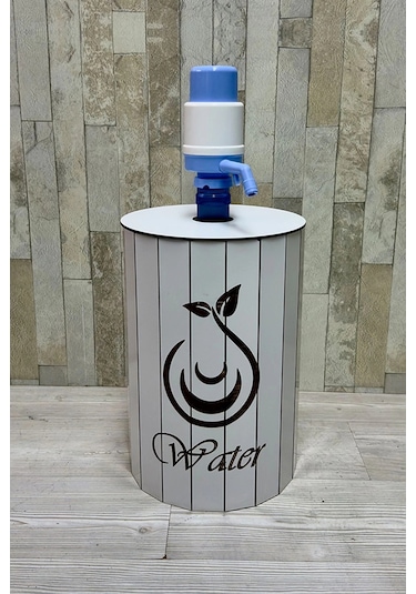 Yeni Dekoratif Damacana-gizleme-saklama-kutusu-dolabı-kılıfı-bezi-işlemeli Beyaz