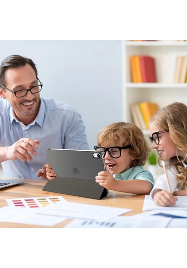 İpad Uyumlu A16 11.nesil 2025 Smart Folio Cover Akıllı Uyku Modlu Pu Deri Standlı Tablet Kılıfı Kapaklı Kılıf